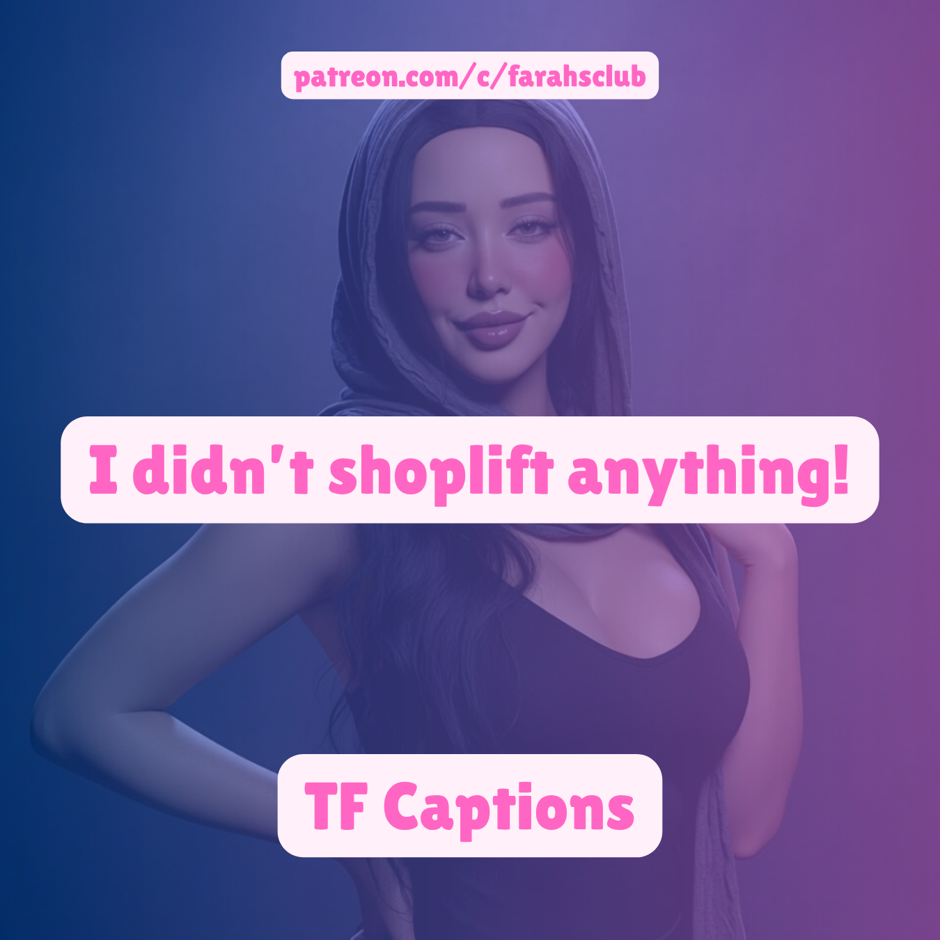 I didn’t shoplift anything! | TF TG Captions, Taboo Sissy Captions